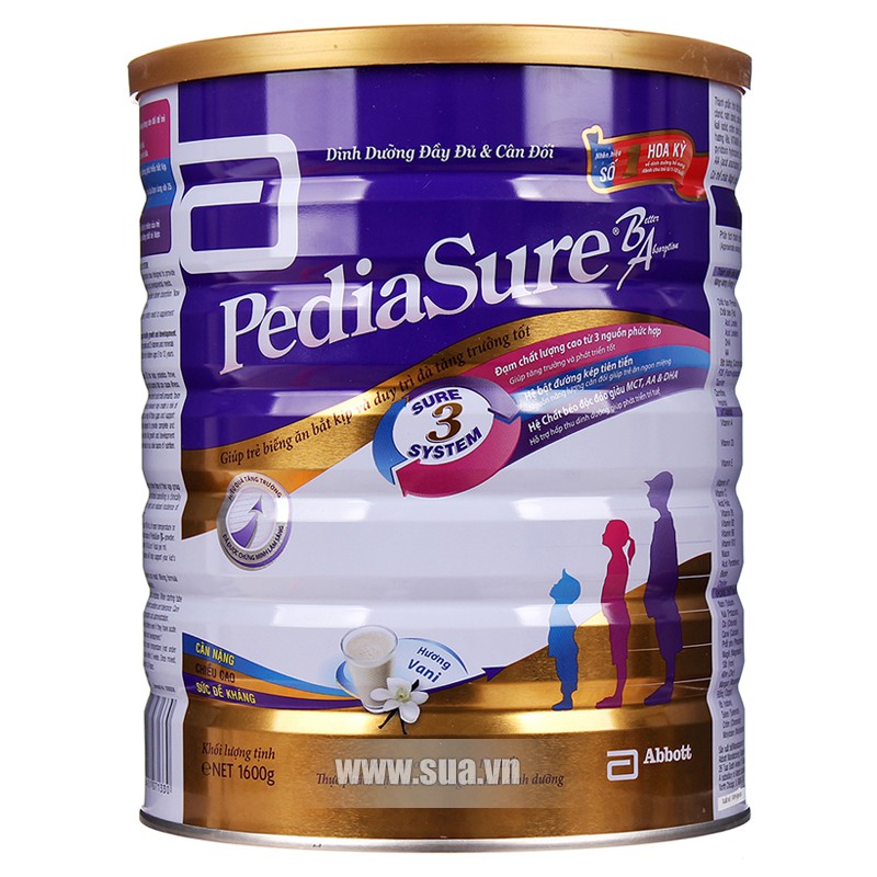 SỮA PEDIASURE ĐẠI 1.6KG