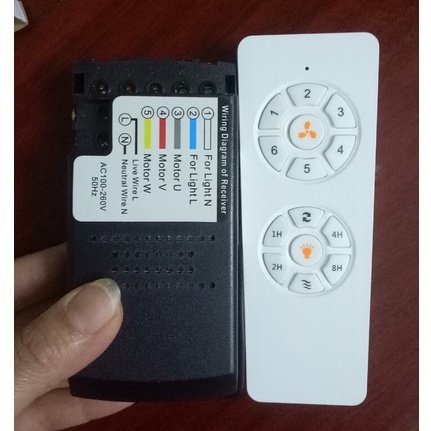 Bộ Điều Khiển Quạt Trần Từ Xa- Remote Điều Khiển Từ Xa Cho Quạt Trần Đèn