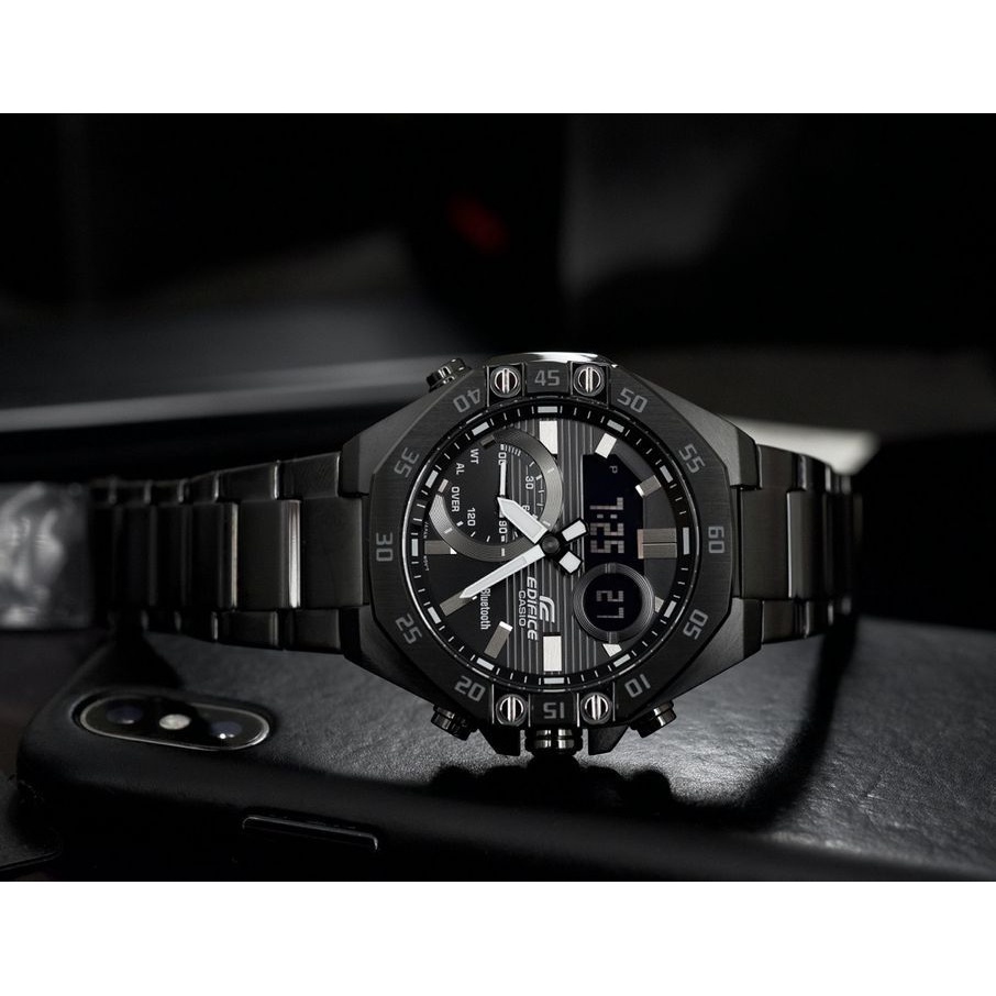 Đồng Hồ Nam Dây Thép Casio Edifice ECB-10DC-1ADF Chính Hãng ECB-10DC-1A