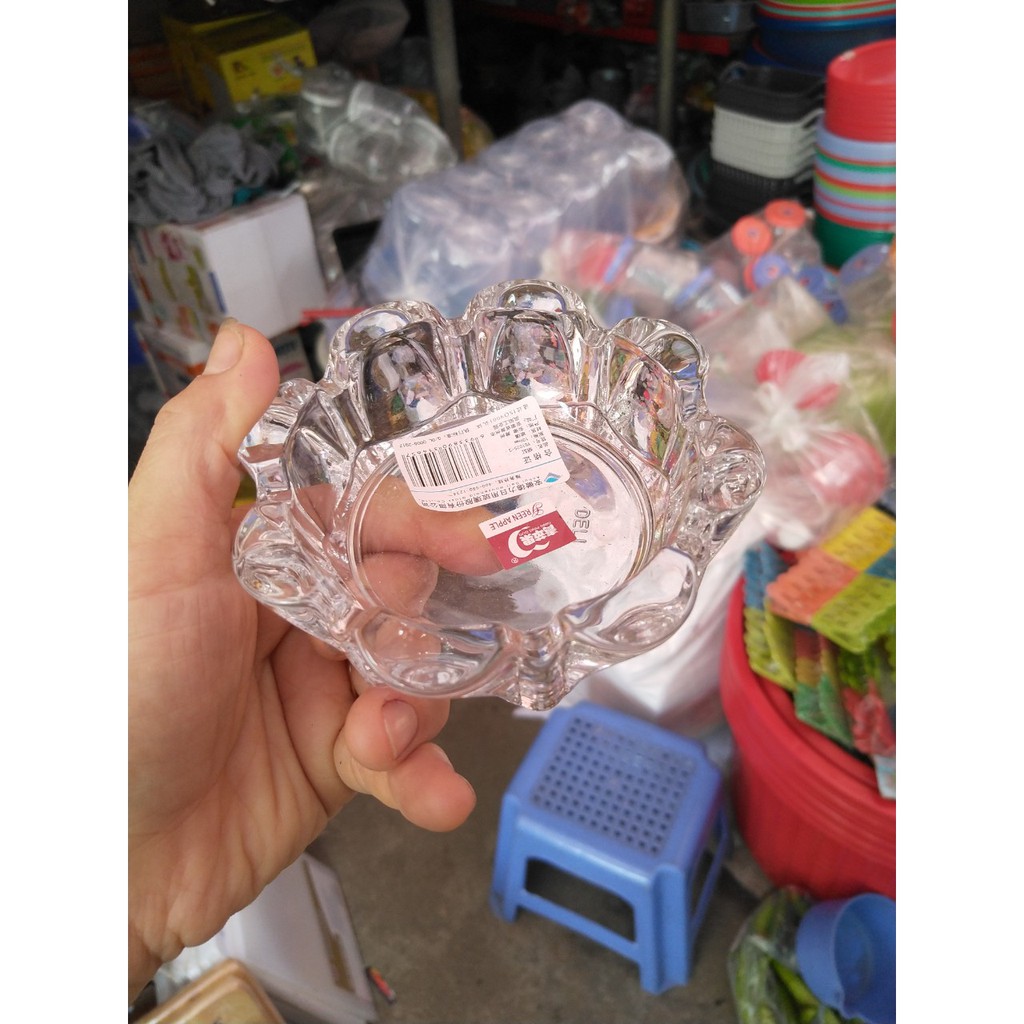 Gạt tàn thuốc lá thủy tinh loại đẹp, GREEN APPLE, Gạt tàn thuốc thủy tinh