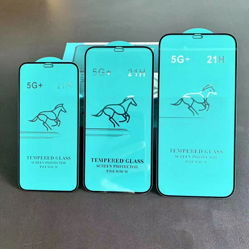 Miếng dán kính cường lực 21h HD bảo vệ màn hình cho iPhone 12 Pro Max Mini 11 Pro Max X Xs Max Xr 8 7 6 Plus