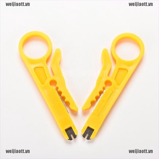 WEJT Network Connection Wire Punch Down Cutter Stripper For RJ45 Cat5 Cable Tool