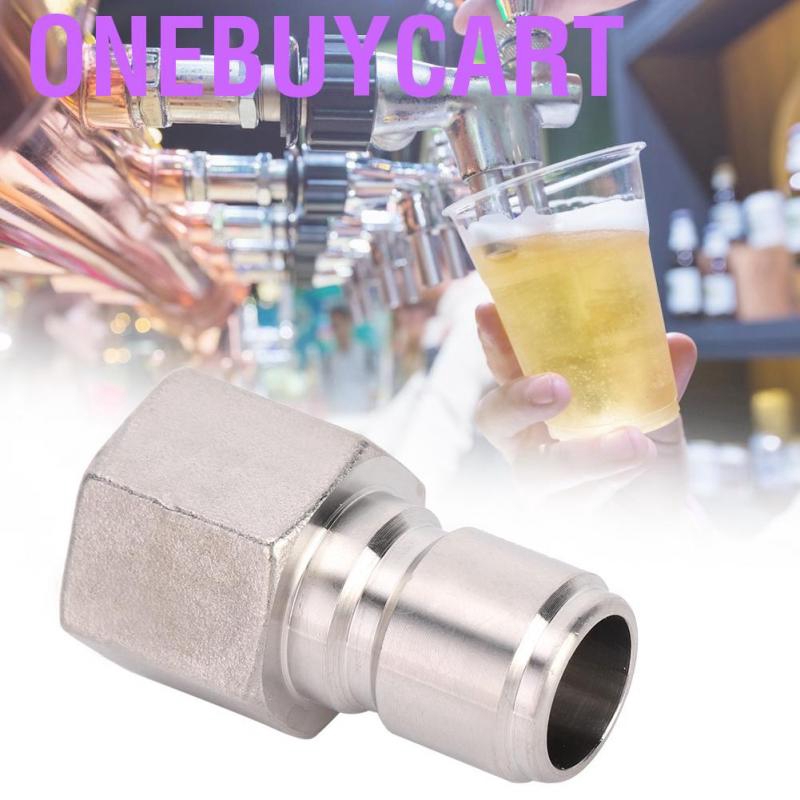 Set 2 đầu nối inox tháo lắp nhanh 1/2inch