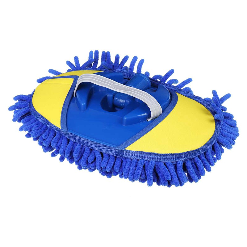 Blue Car Cleaning Brush Chenille Wash Brush House Cleaning Mop Heads