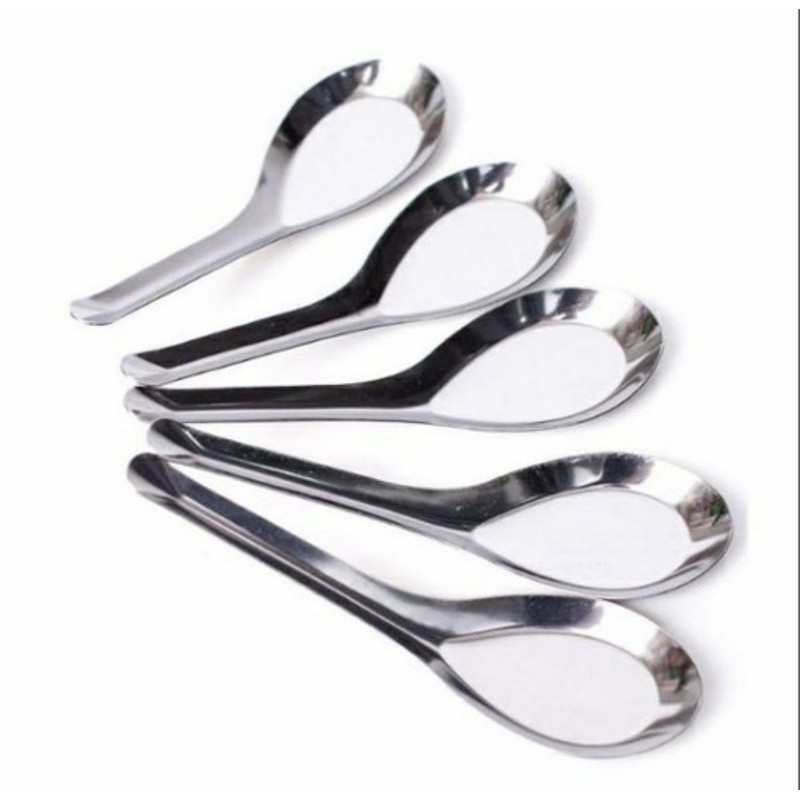 Combo 5 thìa ăn phở bằng inox