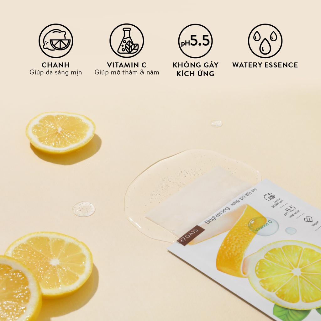 Mặt Nạ 7 Ngày Tinh Chất Thiên Nhiên Ariul 7days Mask 23g - Lollyybeauty