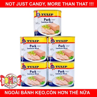 Thịt heo hộp Tulip Pork Luncheon Meat 340g hàng nhập khẩu Đan Mạch