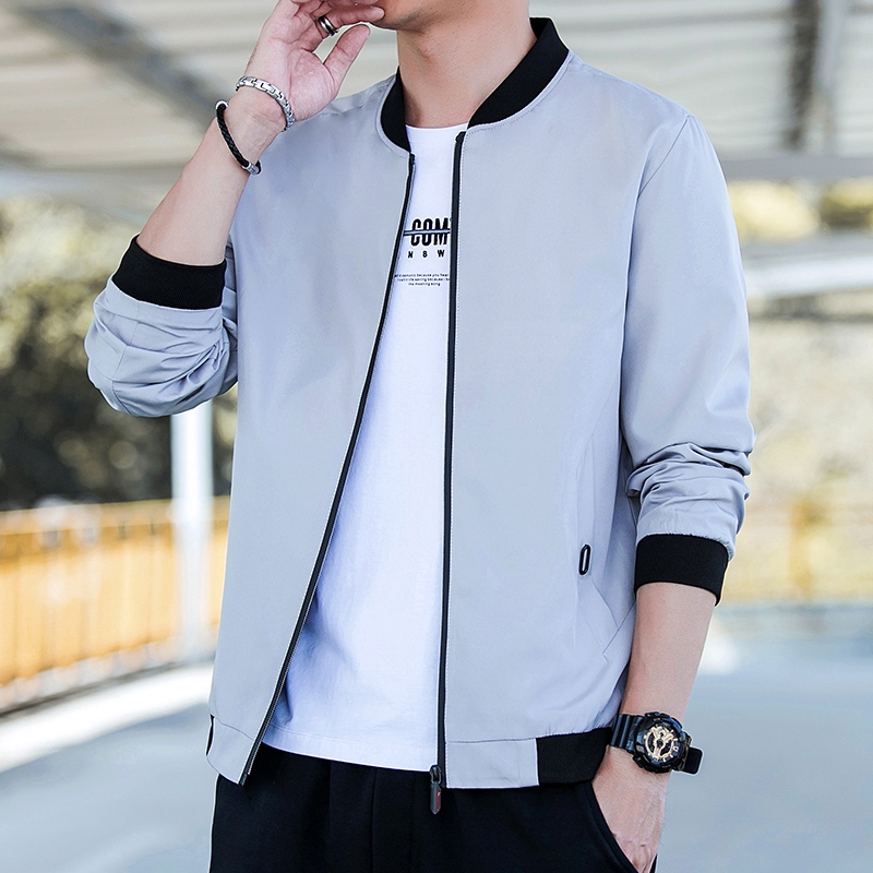 Áo Khoác Bomber Cổ Đứng Cá Tính Cho Nam J198A