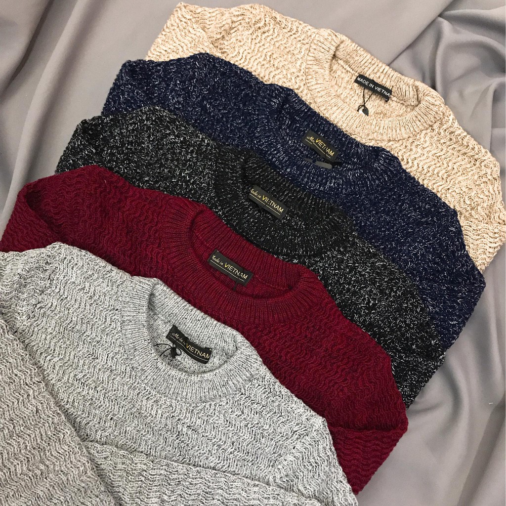Áo Len Nam Cổ Tròn, Chất Len Tiêu Form Hàn Quốc Thời Trang | BigBuy360 - bigbuy360.vn