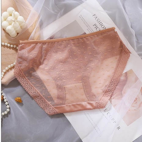 Quần Lót Lưng Thấp 100% Cotton Phối Ren Quyến Rũ Cho Nữ