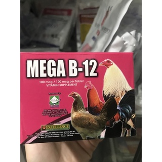 1 viên mega b12 bổ sung vitamin, tăng bo cho gà đá