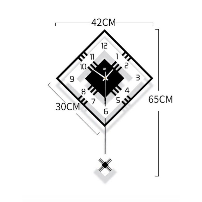 Đồng Hồ Quả Lắc Nordic Decor Kim Trôi Bắc Âu - Thế giới Châu Âu xung quanh bạn