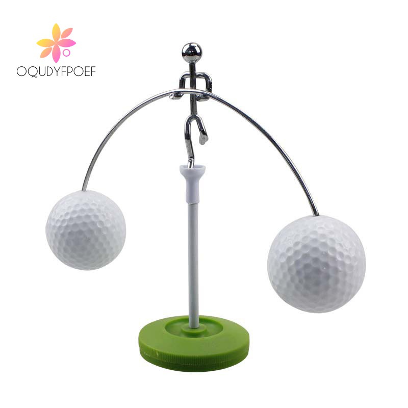 Đồ chơi cân bằng bóng golf có đế hỗ trợ trang trí bàn độc đáo