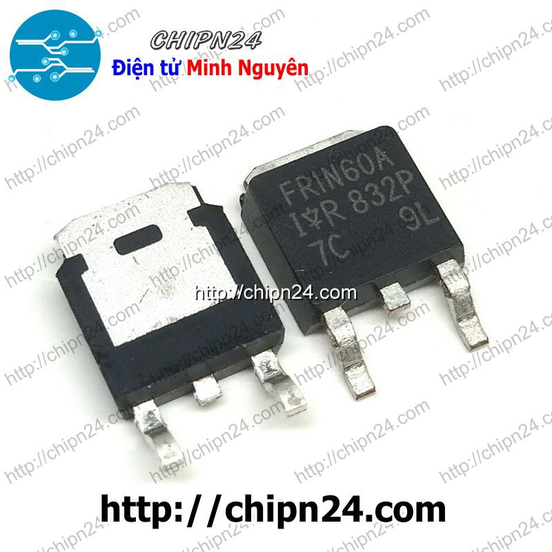 [2 CON] Mosfet Dán FR1N60 TO-252 1.4A 600V Kênh N (SMD Dán) (IRFR1N60A FR1N60A 1N60A)