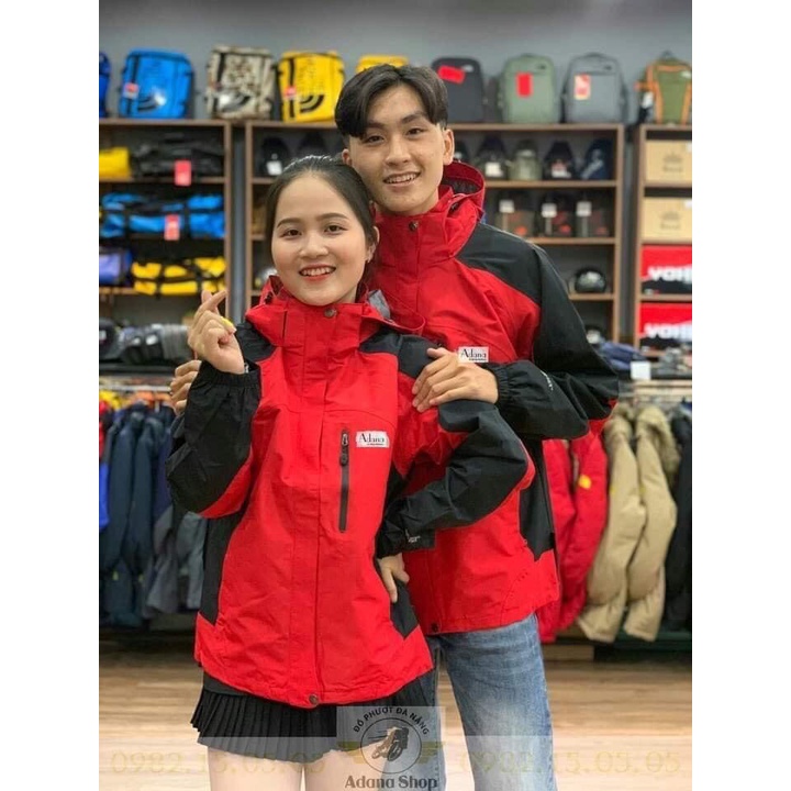 Áo khoác gió nam nữ,áo gió nữ 2 Lớp Giữ Nhiệt The North Face cao cấp Túi Có Khóa Chống GIó Chống nước