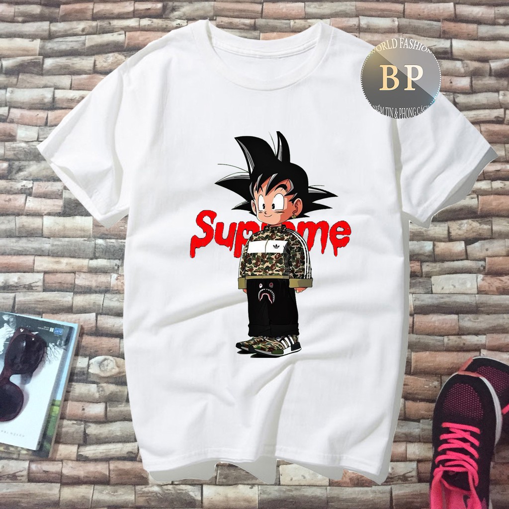 [SIÊU RẺ] ALBUM 34 - BỘ 9 ÁO THUN UNISEX SUPREME GOKU ĐỘC ĐÁO