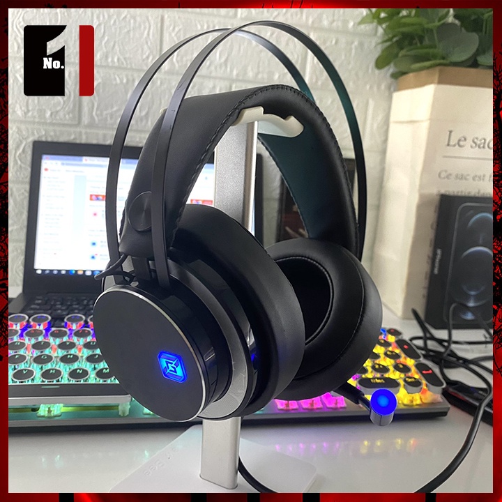 Tai Nghe Nhạc Headphone Gaming Chụp Tai ZIDLI ZH17 Led RGB Tai Nghe Game Thủ Máy Vi Tính Laptop Pc