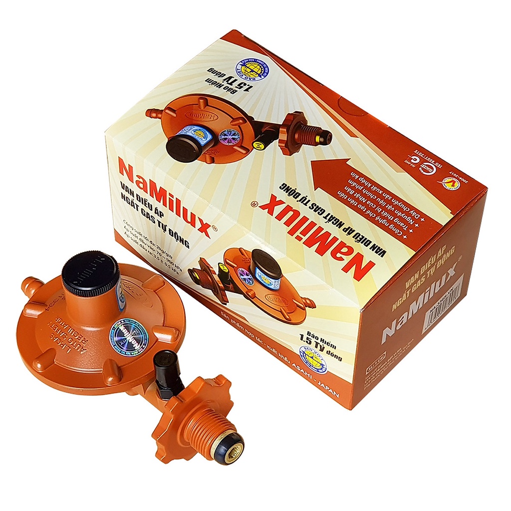 Bộ Van Ga Điều Áp Namilux NA-336S-VN, NA-345S-VN Ngắt Ga Tự Động - An Toàn Tuyệt Đối - Hàng Chính Hãng