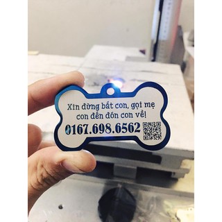 Thẻ khắc tên thú cưng