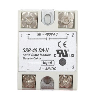 Rơ le bán dẫn SSR-40DA-H chuyển đổi điện áp DC thành điện áp AC với dòng điện 40A