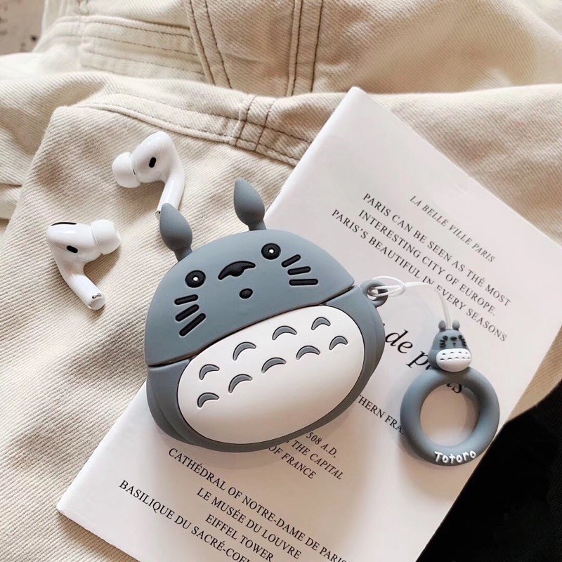 Vỏ Bảo Vệ Tai Nghe Airpods Pro Hình Totoro