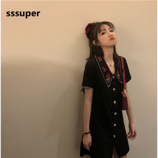 Đầm Chữ A Có Cổ Phong Cách Hàn Quốc Thời Trang