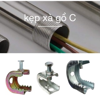 Kẹp xà gồ - kẹp chữ C mạ điện phân