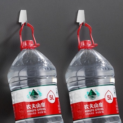 Móc bằng thép không gỉ Móc dán tường cho nhà bếp Móc liền mạch không có lỗ đục lỗ Móc treo tường tự dính