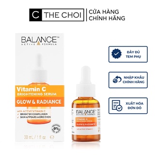 Serum Balance Active Formula Vitamin C Brightening Sáng Da Mờ Thâm 30ml