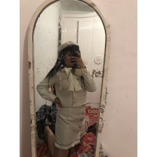 0ORDER♥️Set Áo+Váy Dạ Tweed(ảnh thật)Size S->XL