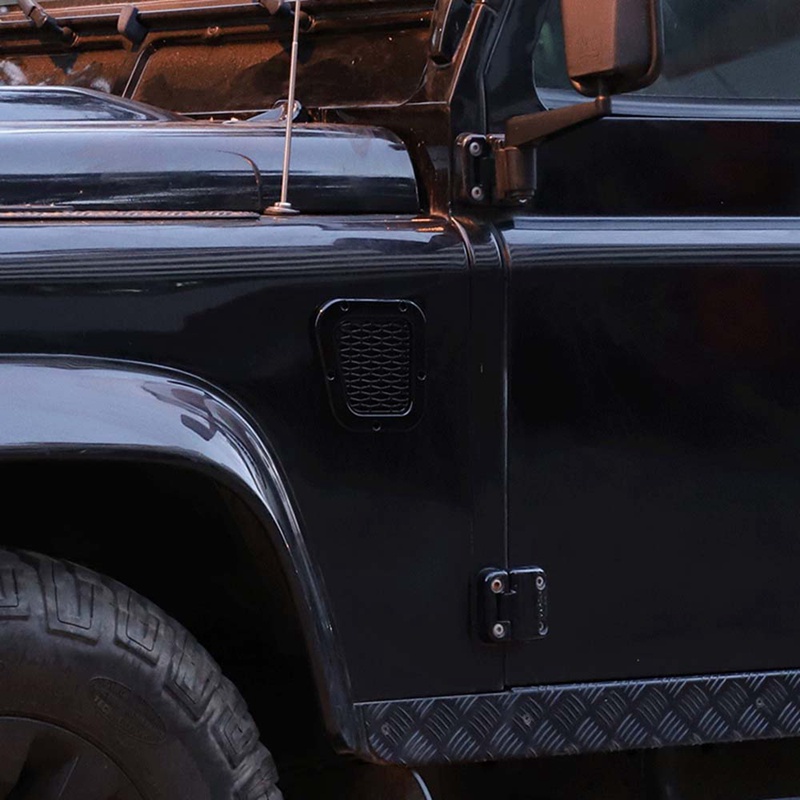 FENDER Khung Nhựa ABS Màu Đen Bảo Vệ Ống Dẫn Khí Bên Ngoài Cho Land Rover Defender 90 110 2004-2019