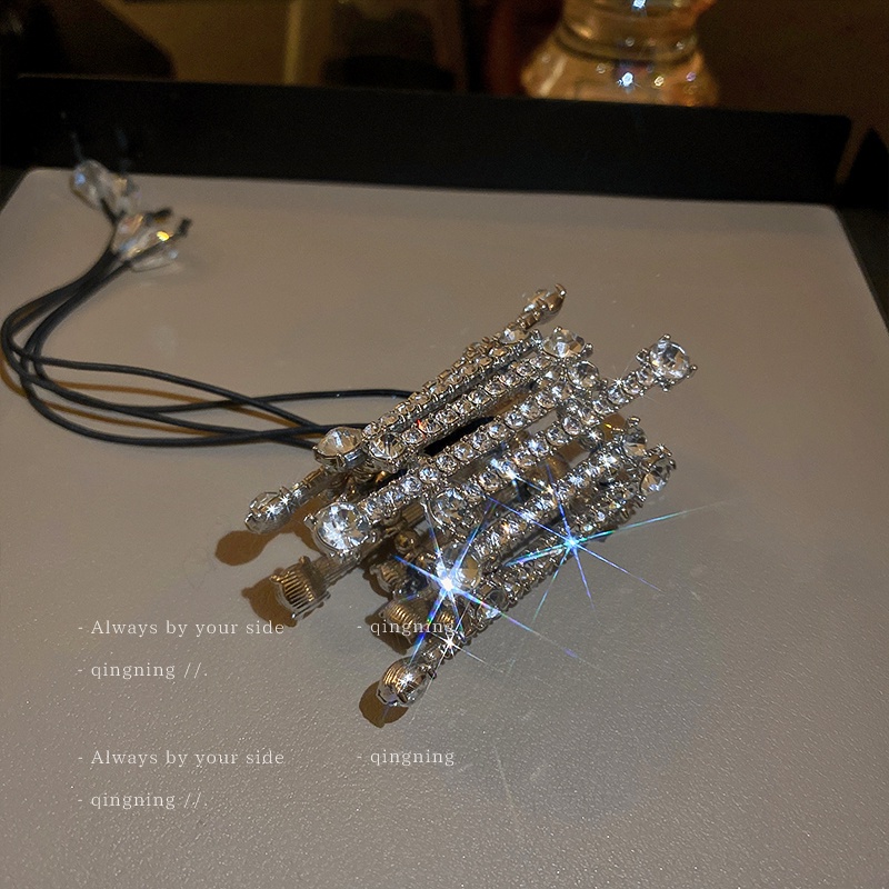 Dây Cột Tóc Đính Đá Pha Lê Kim Cương Hình Học Đa Năng Thời Trang Cho Nữ | BigBuy360 - bigbuy360.vn