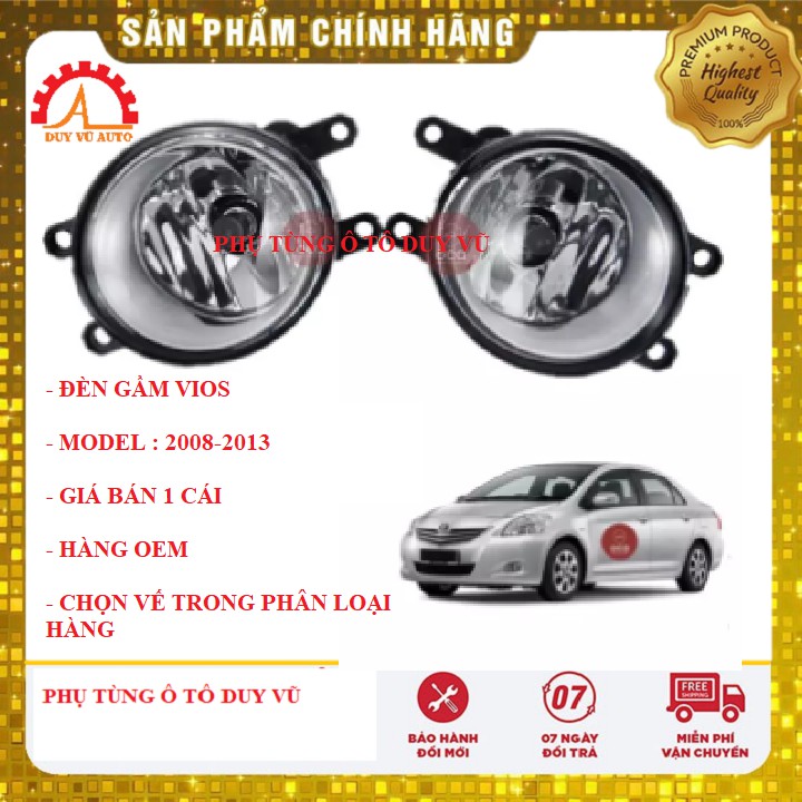 ĐÈN GẦM TOYOTA VIOS 2008-2013 ĐÈN GẦM TRƯỚC