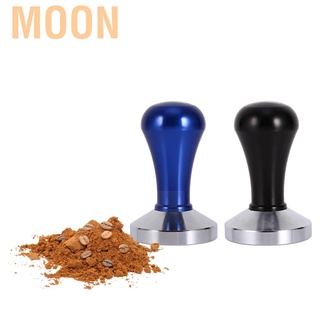 【moonbase】Stainless Steel Coffee Tamper Barista Espresso Maker Grinder Handmade 57.5mm Base Press