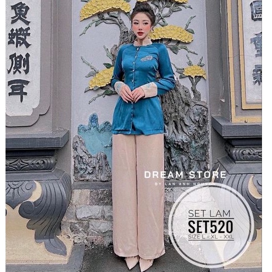 Set lam big size đi chùa từ 60kg-90kg