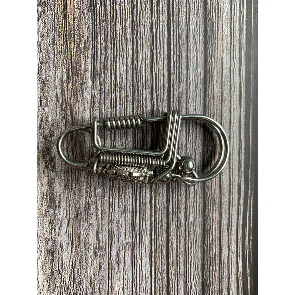 Móc khoá inox ô tô, xe máy thủ công Rồng Cao Cấp - Inox không gỉ 304