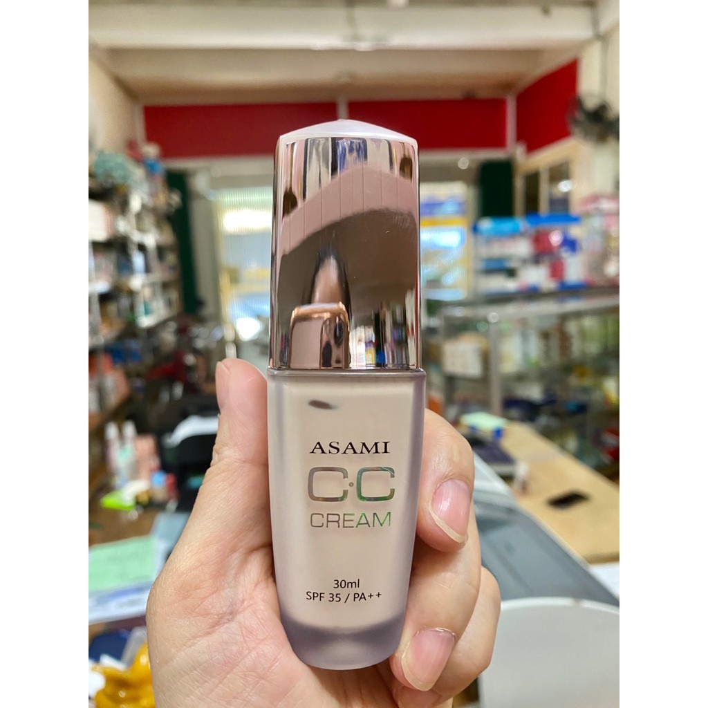 Kem nền Asami CC Cream 30ml SPF35 dưỡng ẩm, chống nắng, cho lớp nền hoàn hảo | BigBuy360 - bigbuy360.vn