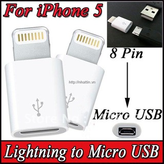 ĐẦU CHUYỂN LIGHTNING SANG MICRO USB