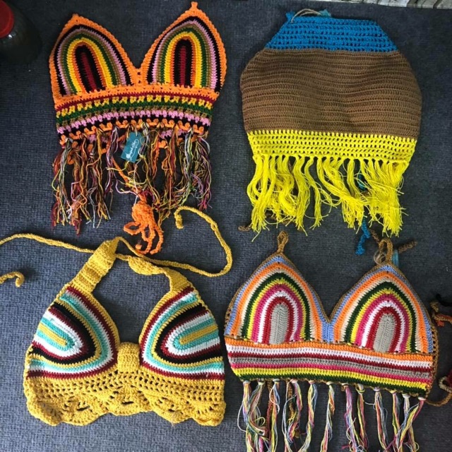 Áo bikini len móc cực xinh hình thật | BigBuy360 - bigbuy360.vn