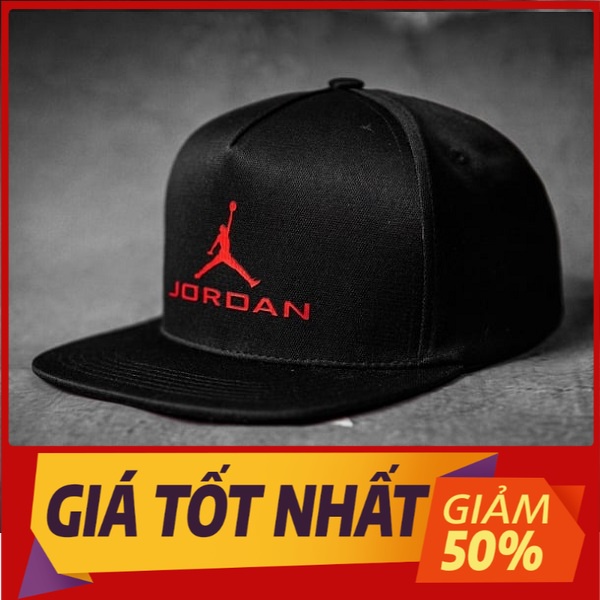 nón Snapback JORDAN đen cao cấp hàng vnxk (kèm video quay thật)
