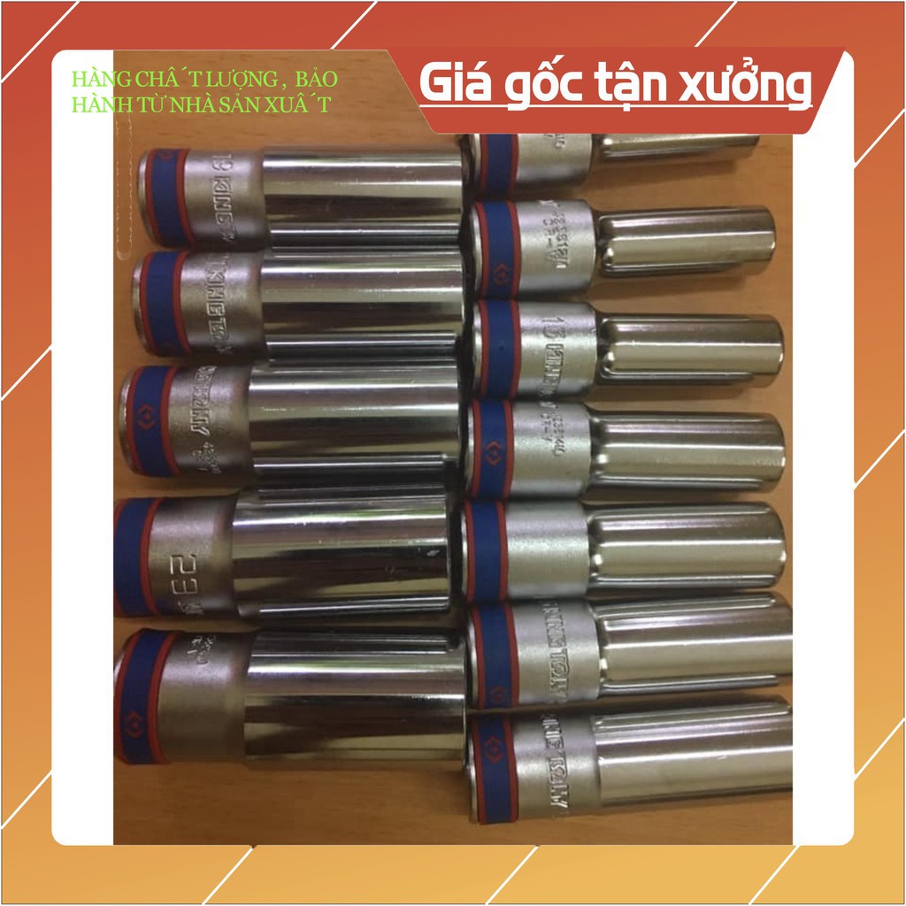 Đầu khẩu ( tuýp) KINGTONY 1/2" Lục giác  (Đầu khẩu lục giác- Dài 76mm)