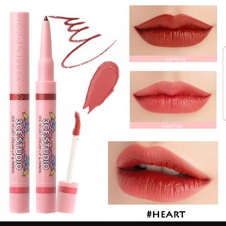 Son 3CE STUDIO VELVET CREAM LIP & PENCIL 2 đầu.