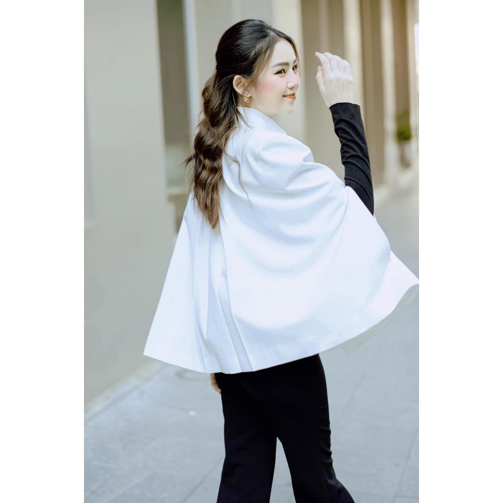 BOHEE Mã A211_Áo CAPE dài - Trắng | BigBuy360 - bigbuy360.vn