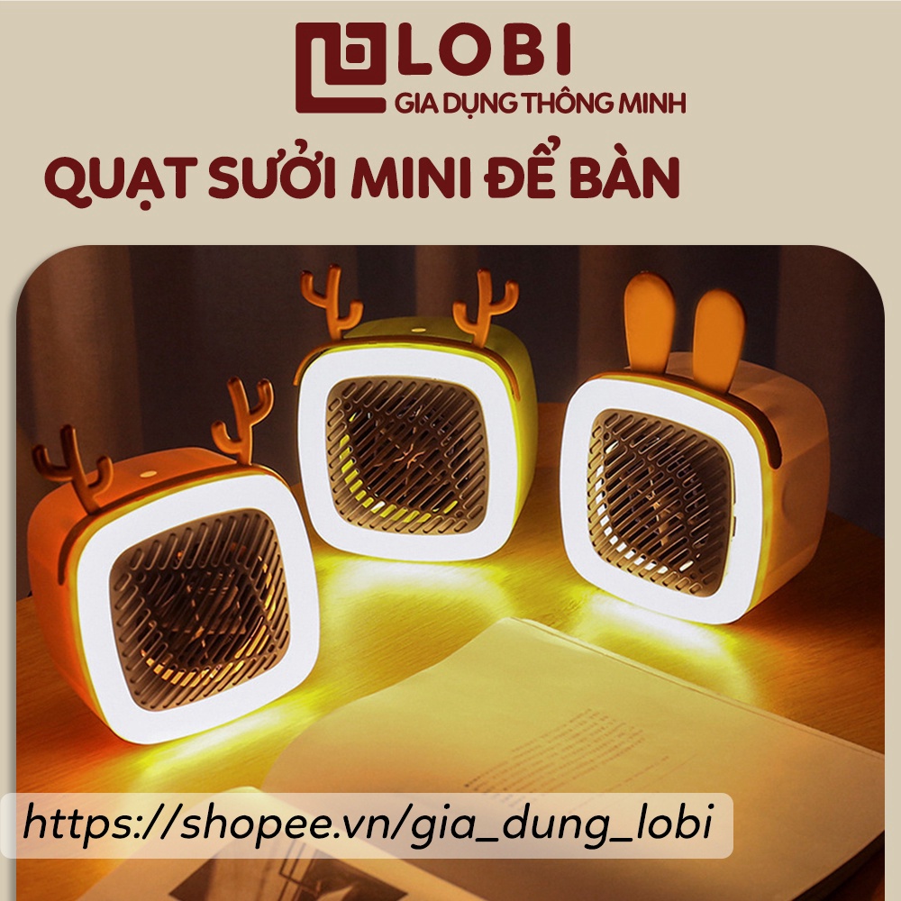 Quạt sưởi mini để bàn Đèn sưởi mùa đông để bàn làm việc 400W/220V