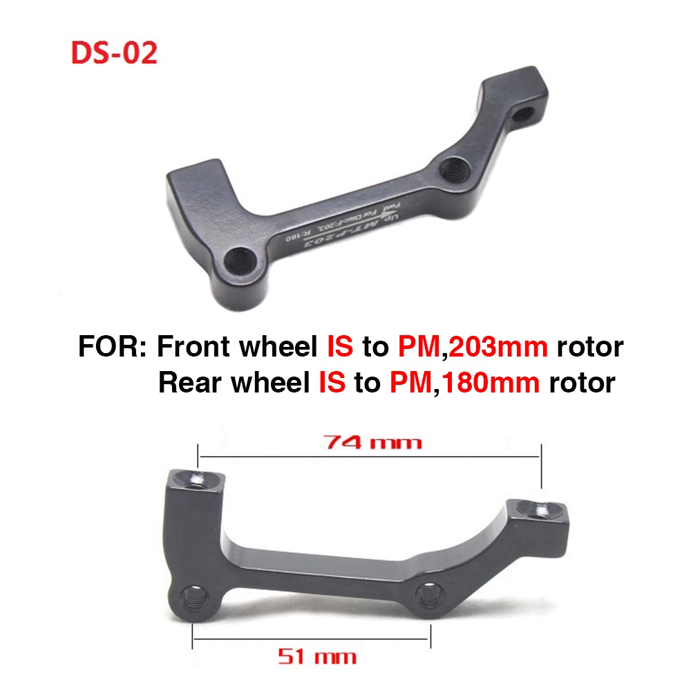 Phụ kiện chuyển đổi đĩa phanh xe đạp leo núi ZTTO 140 160 180 203mm tiện dụng