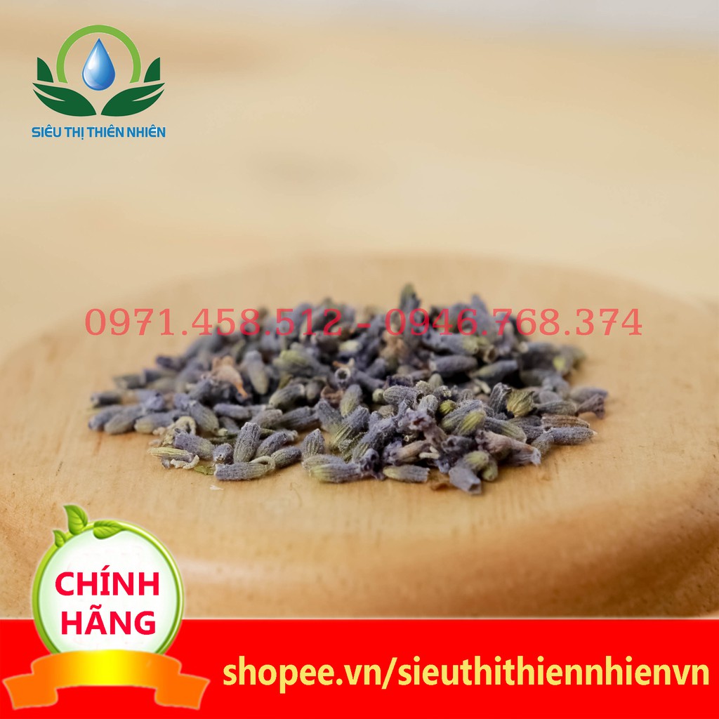 Trà hoa oải hương Mộc Sắc cao cấp, lavender khô sấy lạnh của siêu thị thiên nhiên