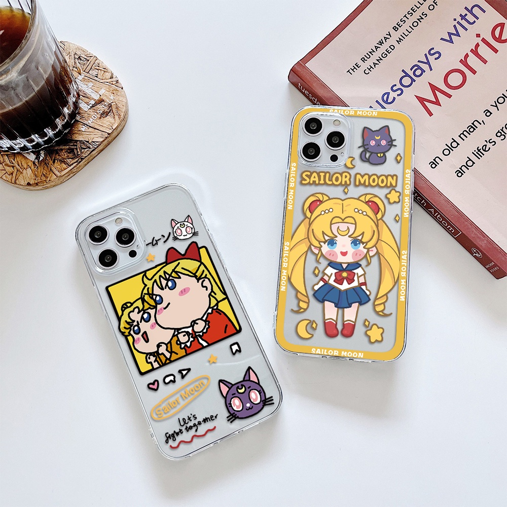 Ốp Điện Thoại Hình Thủy Thủ Mặt Trăng Cho Iphone 11 Pro Max 12 Pro Max 13 Pro Max Mini 6 7 8 6 7plus Se 2020 X Xs Xr 5 4