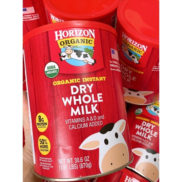 Sữa Horizon Dry Whole Milk 870GR 12/22