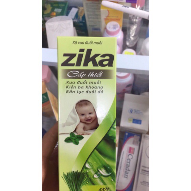 Xịt xua đuổi muỗi ZIKA