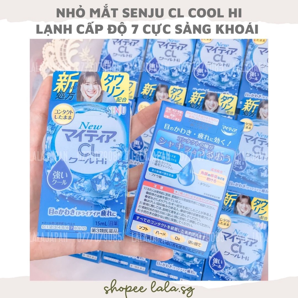 Nhỏ mắt Senju CL Cool Hi Nhật Bản lạnh cấp độ 7